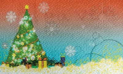 Joyful Christmas and Sparkling New Year 