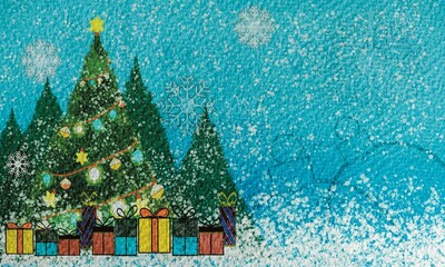 Joyful Christmas and Sparkling New Year 