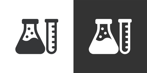 Chemistry Class icon. Solid glyph series icon