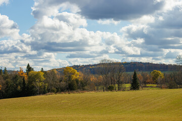 autumn landscape in the mountains