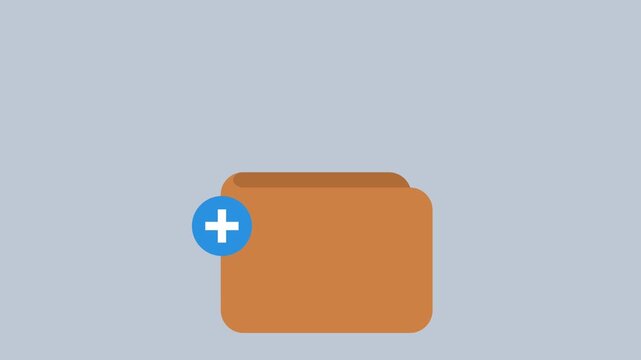 WALLET ICON ANIMATION WITH CHORMA KEY BACKGROUND 