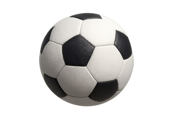 Soccer ball, football creating sport, game, team event concept, competition and championship on transparent background