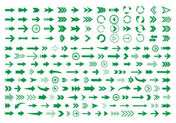 Arrow icon set, arrow cursor collection, black arrows icons vector set. Set of big black vector arrows. Arrow icon. Mega set of vector arrows. Set of many different arrow icon. Black long arrow icon.