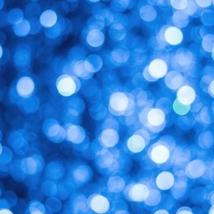 Obraz premium Abstract Blue Bokeh Lights