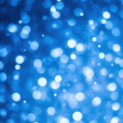 Abstract Blue Bokeh Lights