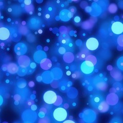 Abstract Blue Bokeh Lights