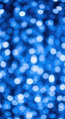 Abstract Blue Bokeh Lights