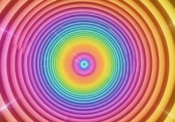Abstract Rainbow Tunnel Vortex