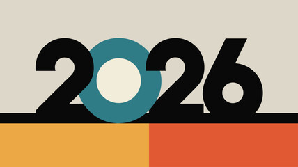 Bold graphic with the year 2026 in large font