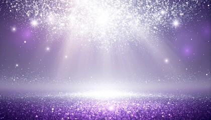 Purple Violet Glitter Stage Light Background