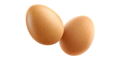 The smooth egg plum showcases vibrant texture and color, isolated on white