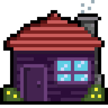 House Pixel Art Halloween