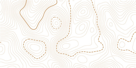Abstract design with Seamless pattern with lines Topographic map. geographic mountain relief. Retro topographic map. geographic contour map paper texture.