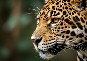 Majestic Jaguar Profile Close-up