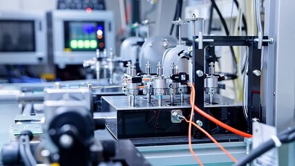 Industrial machine with mechanical components