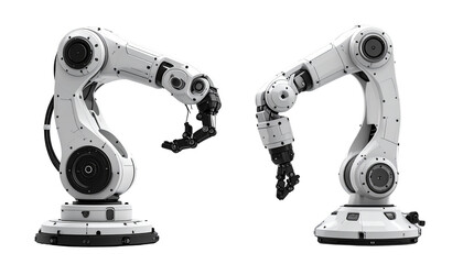 3. Surgical Robot Arm Variations, isolated on transparent background
