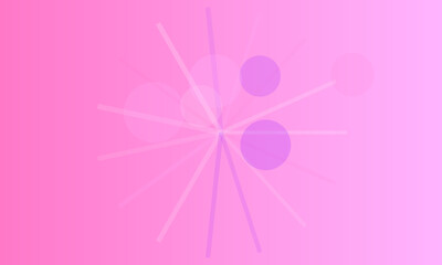 Obraz premium Abstract pink gradient background with geometric starburst and oval shapes
