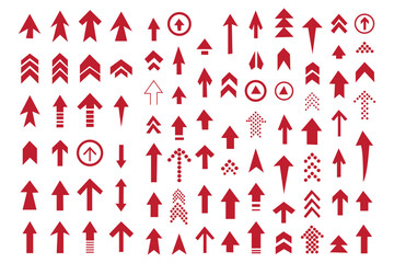 Set swipe up arrows icons. Different black arrows sign upwards. Scroll or swipe up. Graphic vector elements for web, applications, infographic, social. Blue Color.