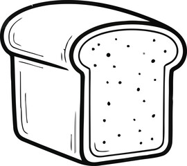 Freshly baked bread vector set. Fresh loaf of bread, bakery icon, logo for bread shop