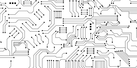 High tech technology geometric vector illustration