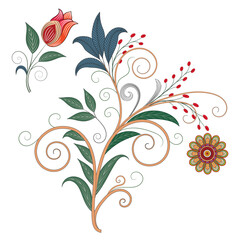 Graphic elements for vector design. Swirl vintage elements decorative illustration. 