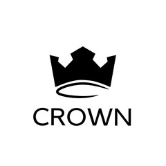 business logo design. crown logo vector. minimal crown logo. simple crown icon