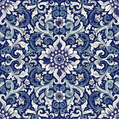 seamless damask pattern