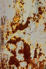 rusty corrugated iron metal texture