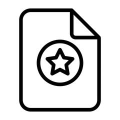 Review Vector Line Icon, Rating Icons Collection, Feedback silhouette.