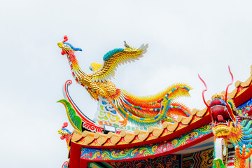 Traditional Chinese style top of roof