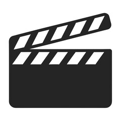 movie clapper board vector