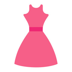 wedding dress on white background