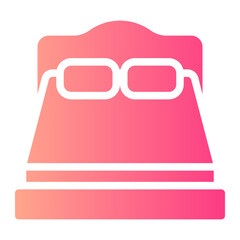 bedroom gradient icon