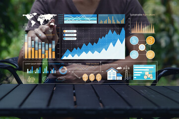 Digital Visuals of Sustainability and Technology in Agriculture