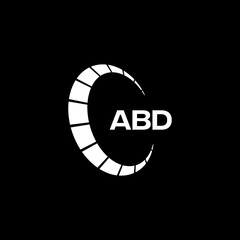 Obraz premium ABD logo. A B D design. White ABD letter. ABD, A B D letter logo design.