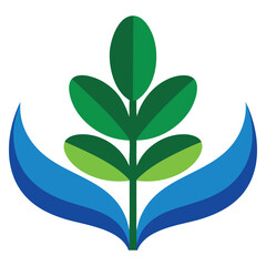 Healthy agriculture logo vector illustration perfect for organic farm sustainable eco friendly natural products or food health themed creative design