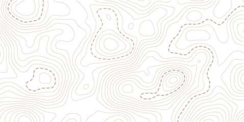 Fototapeta premium Topographic map lines background. Abstract vector illustration. White background topo 