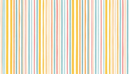 Obraz premium Colorful, vertical stripes in various pastel shades fill the frame