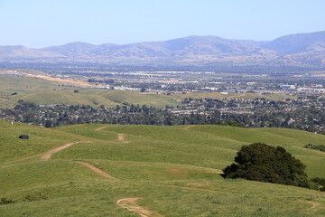 The trails at Bishop Ranch Open Space in the spring