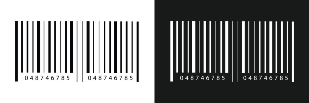 Barcode isolated on white background, Simple fake bar code, barcode scratched vector illustration , barcode icon for selling, Product Barcode, Trendy bar code for web icon in eps 10.