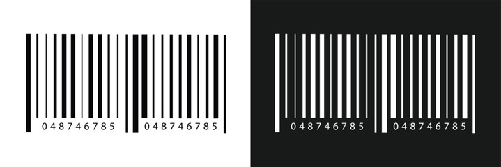 QR Code with text scan me icon and barcode icon collections. Dummy Barcodes and QR code label Collection. digital bar code and retail pricing bars QR code icon in eps 10.