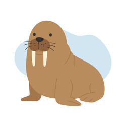 Walrus sits proudly on icy surface, walrus displays power and wisdom, walrus embodies strength and adaptation of arctic wildlife, connecting survival and harmony in nature.