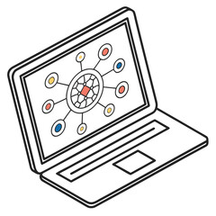 Obraz premium Laptop