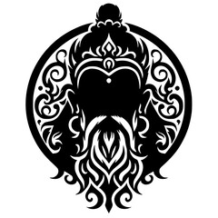 Zeus logo silhouette