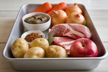 日本のカレー食材