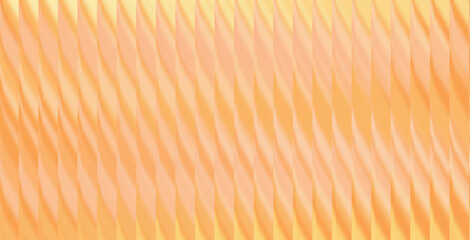 Abstract orange fractal glass background with vertical ribbed lines, soft and blurred texture for modern design projects wallpapers banners