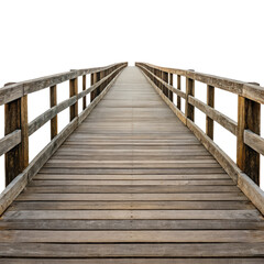 Fototapeta premium Wooden bridge png rustic bridge png wooden walkway png crossing bridge png nature bridge png outdoor path png transparent background image