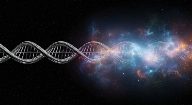 Dna helix molecule structure science biology medical research genetic code health innovation technology 3d