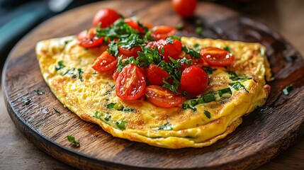 Teller dadar slayer or vegetable omelets egg