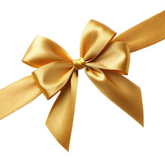 Yellow gold ribbon bow png festive bow png holiday ribbon png present bow png decorative bow png celebration png transparent background image